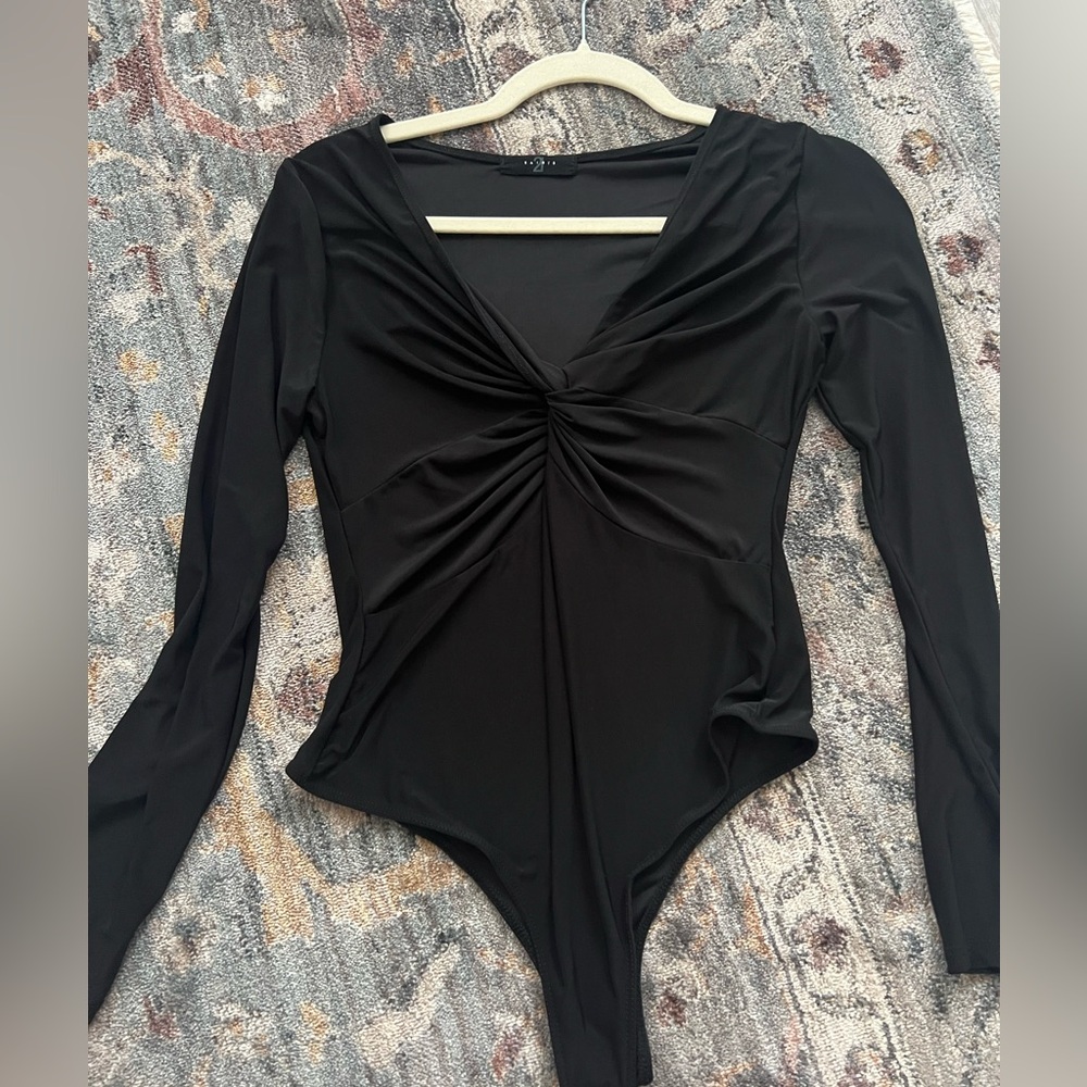 ALL SAINTS BODY SUIT IN BLACK SIZE LARGE